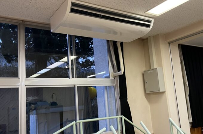 千葉県の某大学の空調設備工事